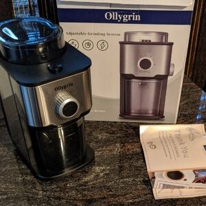 Ollygrin Coffee Grinder with Adjustable Grinding System